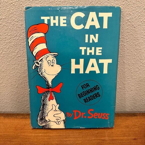 Dr. Suess The Cat In The Hat‎ 1957 First Edition with Jacket - Picture 1 of 16